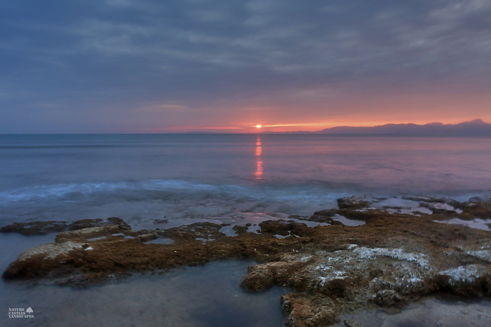 on the small beach in mallorca with neutral density filter picture 2
