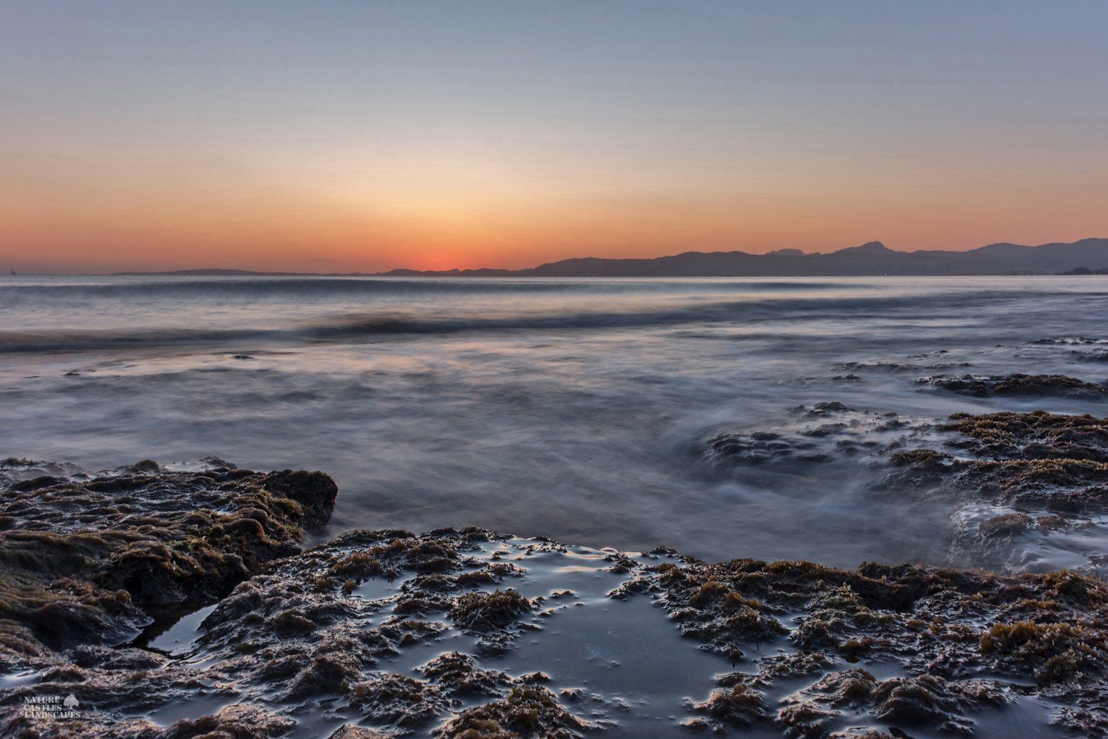 on the small beach in mallorca with neutral density filter picture 8