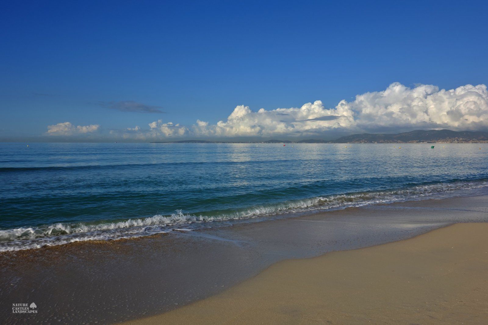 clouds at the beach at mallorca