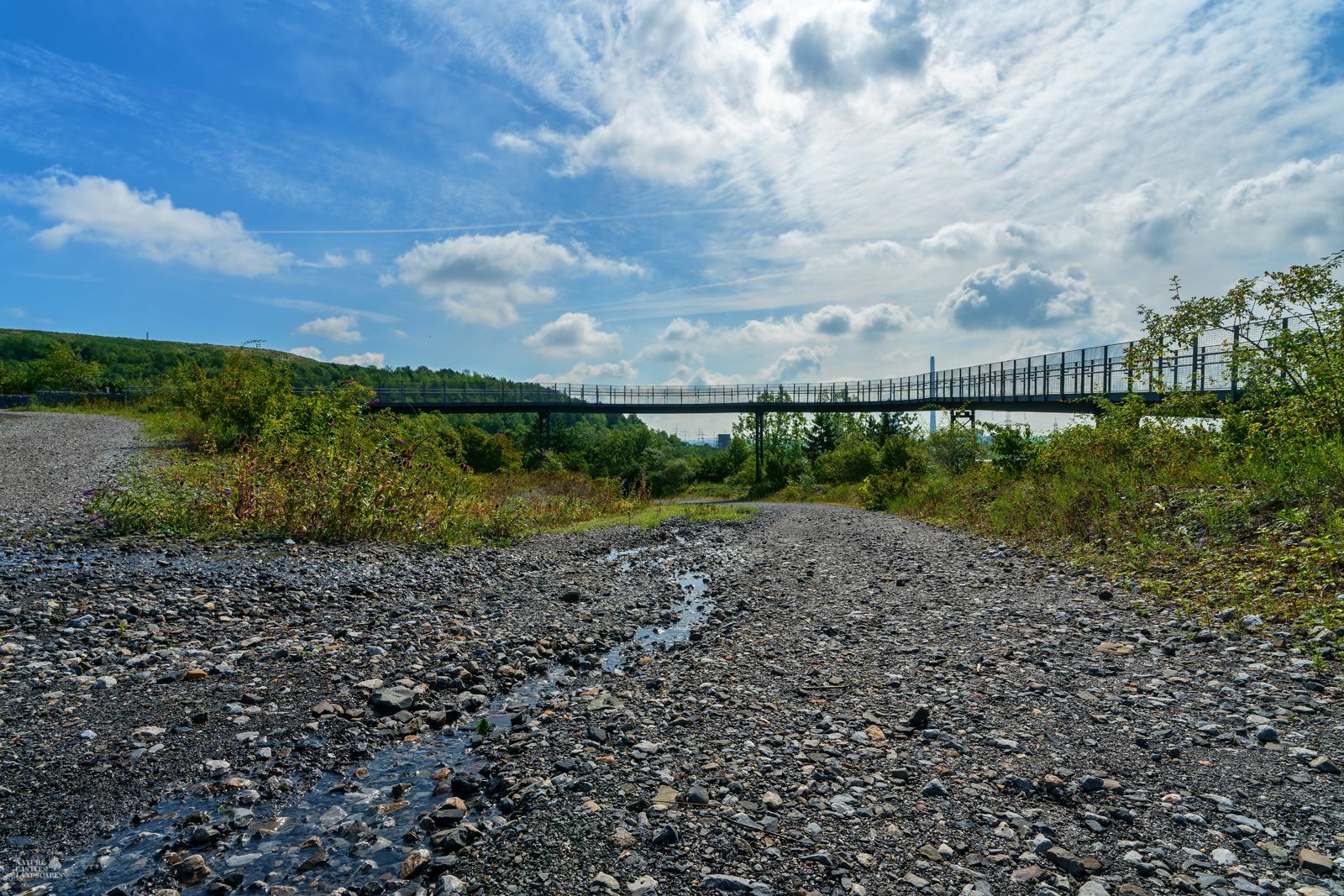 Panoramabruecke auf der Halde Hoheward in Herten