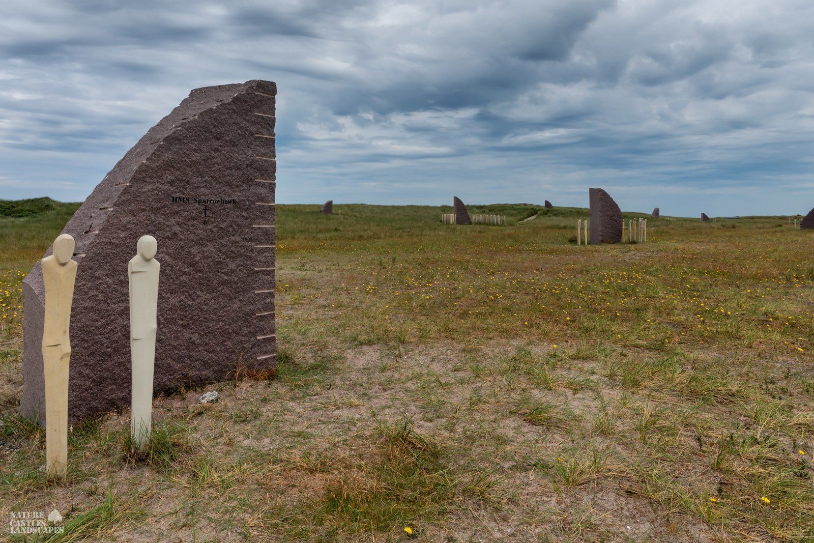 Memorial stone for the drowned sailors of the sea battle for Jutland