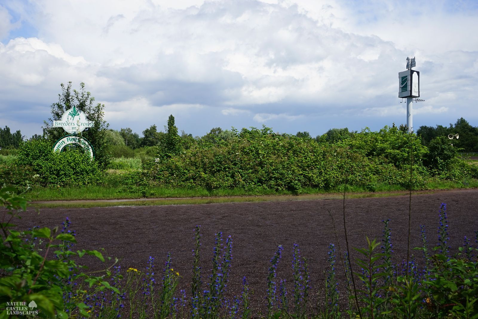 sand track at the old race track in Recklinghausen