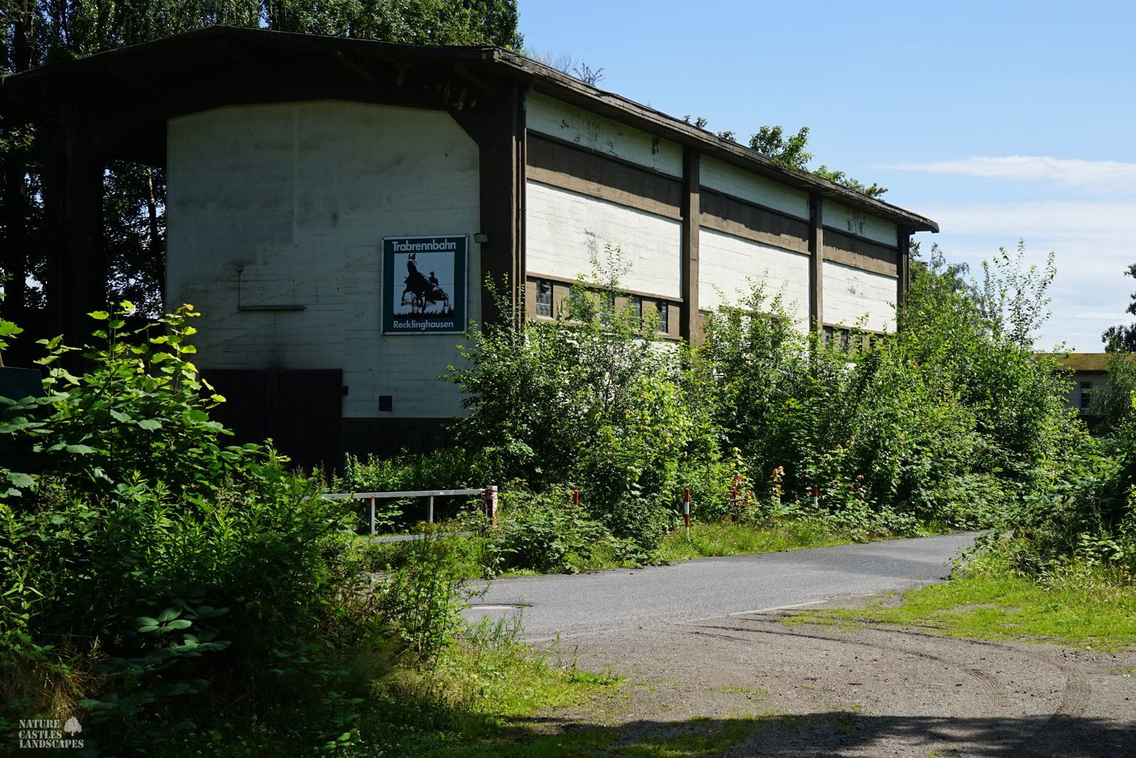 view of the old race track in Recklinghausen
