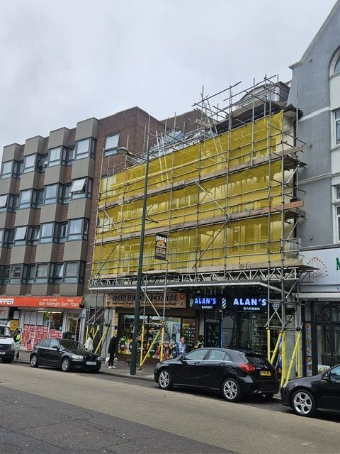 A scaffolding job in Torbay