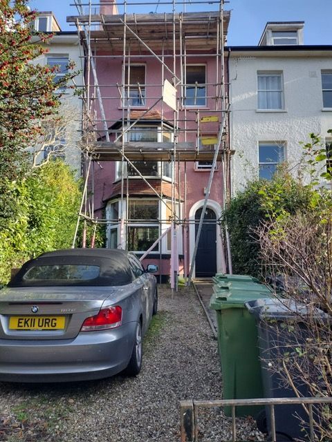 scaffolding work completed in Devon