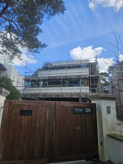 Residential scaffolding in Devon for roofing and property improvements