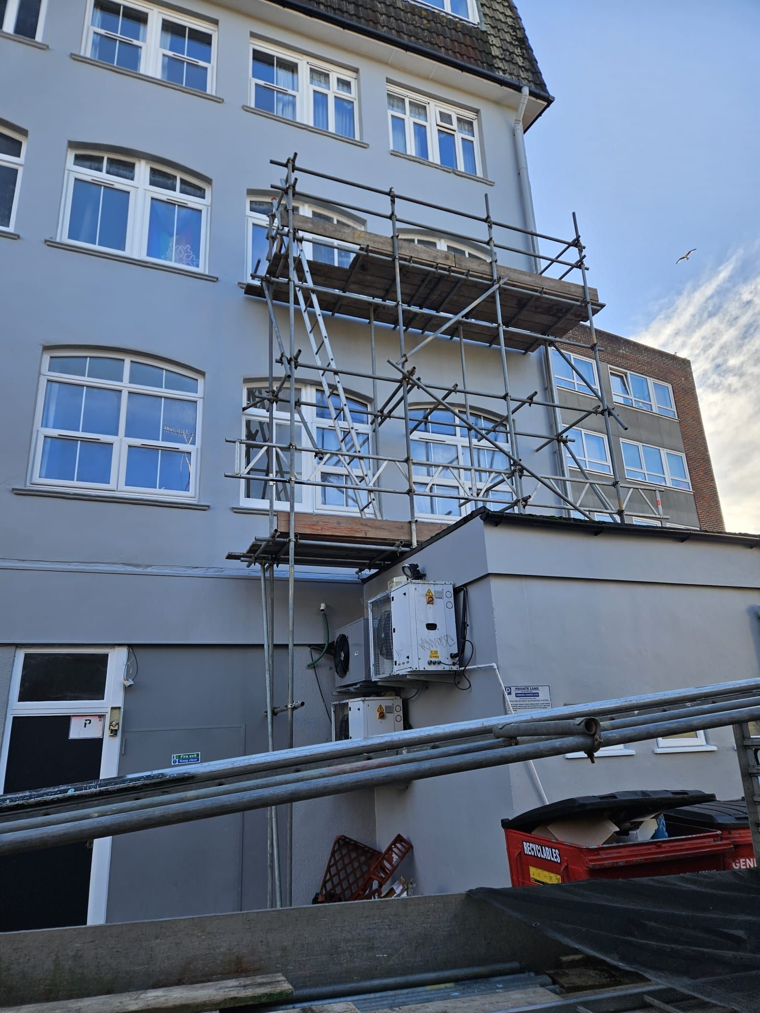 Secure scaffolding platforms in Devon for safe working at height