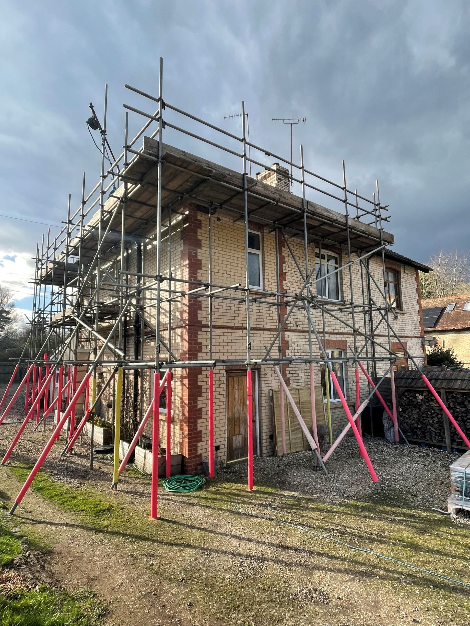 scaffolding work complete south devon