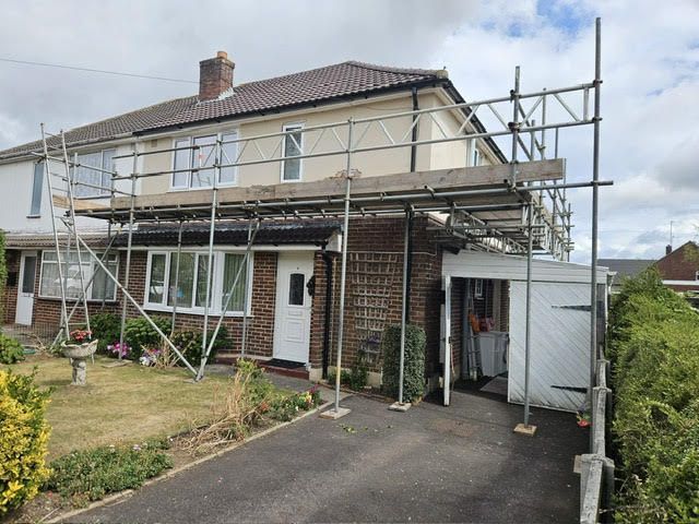Scaffolding in Bournemouth home