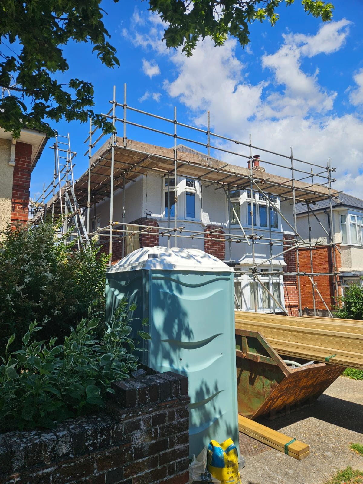 Brixham scaffolding errection