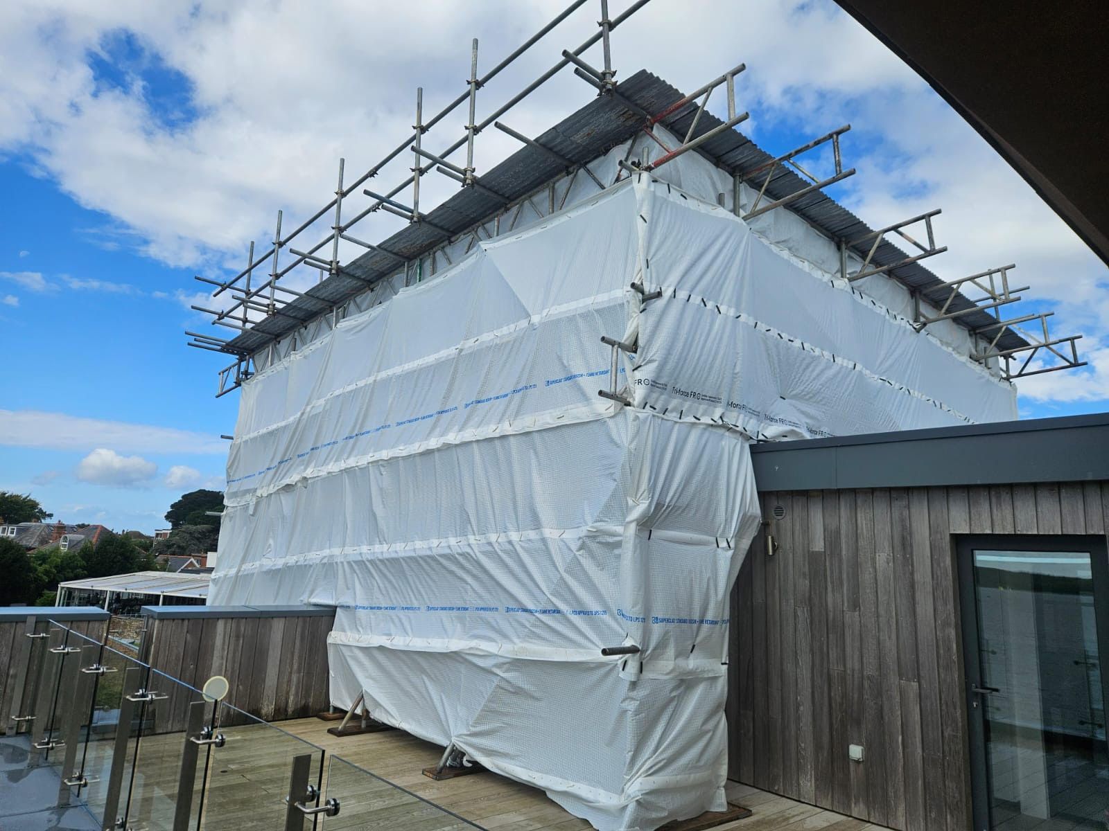 Large scaffolding project in Bournemouth