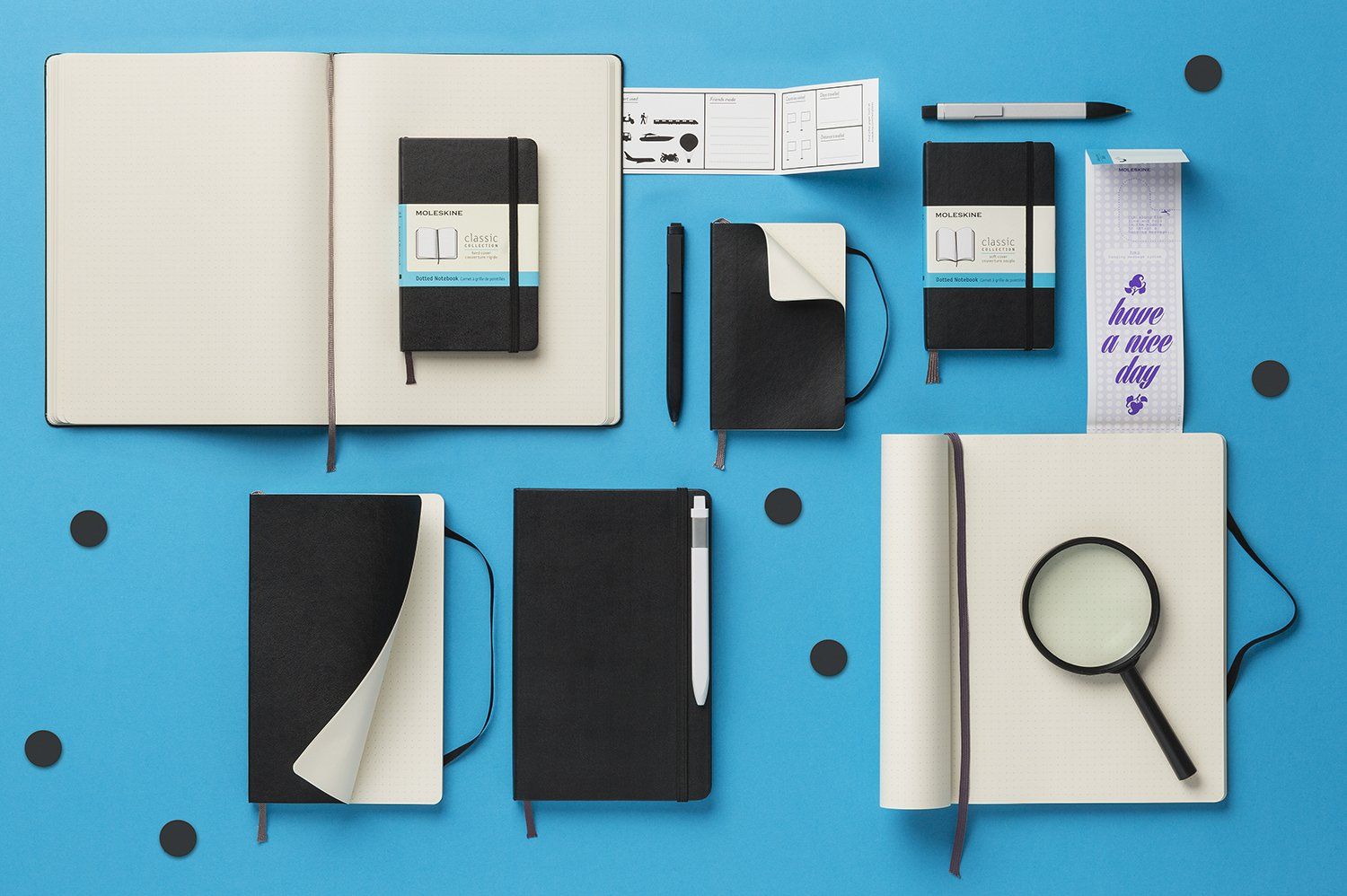 Moleskine journals and diaries