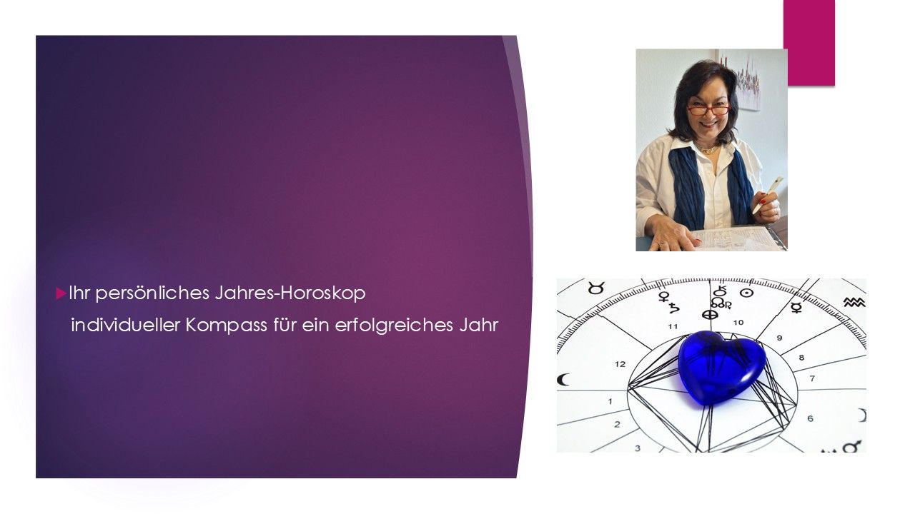 astrologische Jahresschau Maria Schlicker
