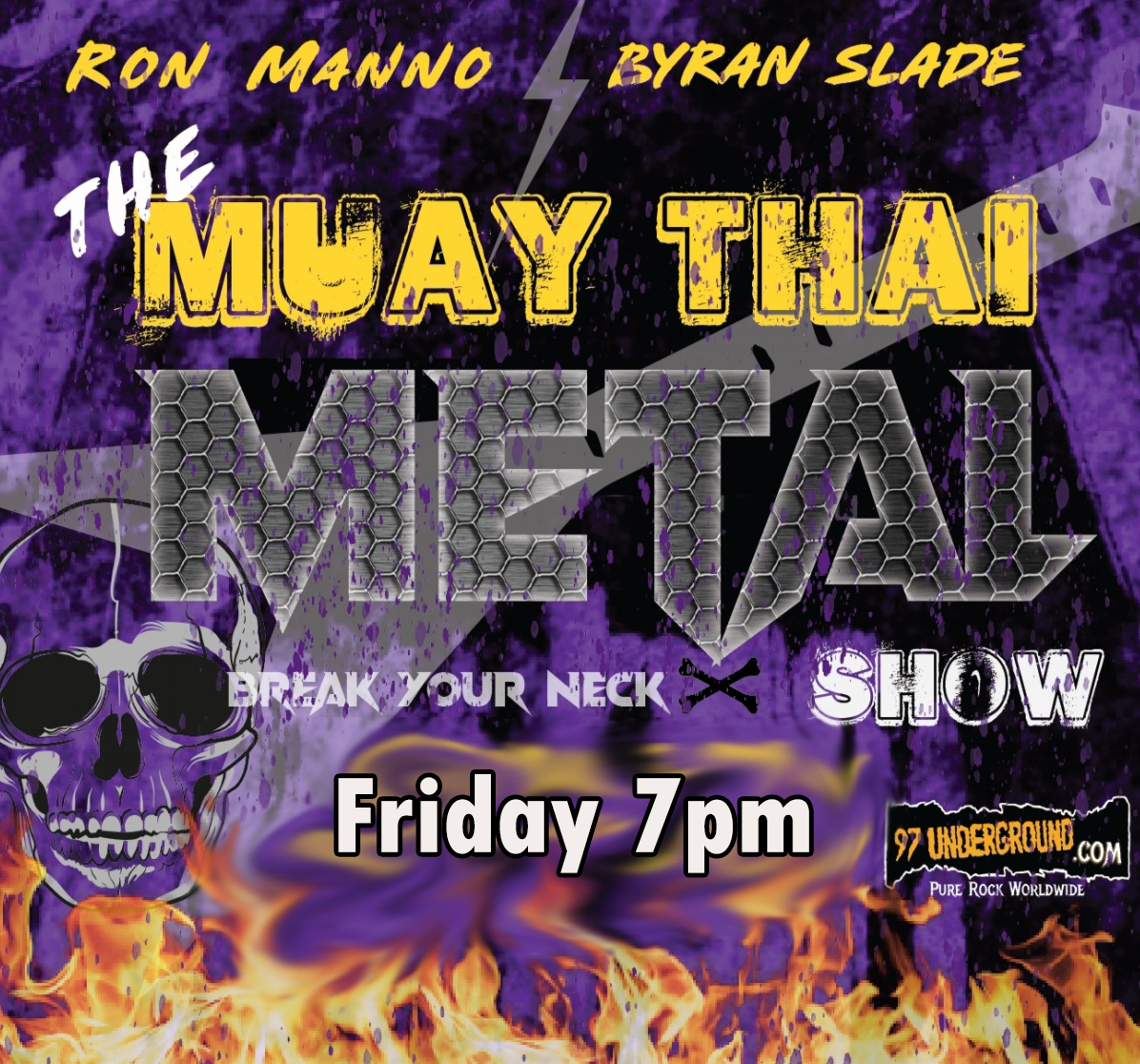Ron Manno and Bryan Slade Muay Thai metal Show