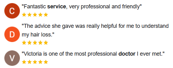 Trichosynergy Hair and Scalp Clinic Google Reviews