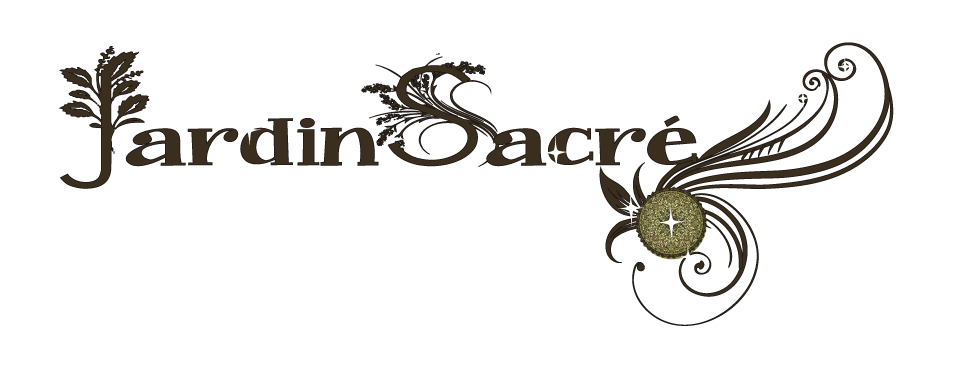Logo Jardin Sacré - Geneviève Massé
