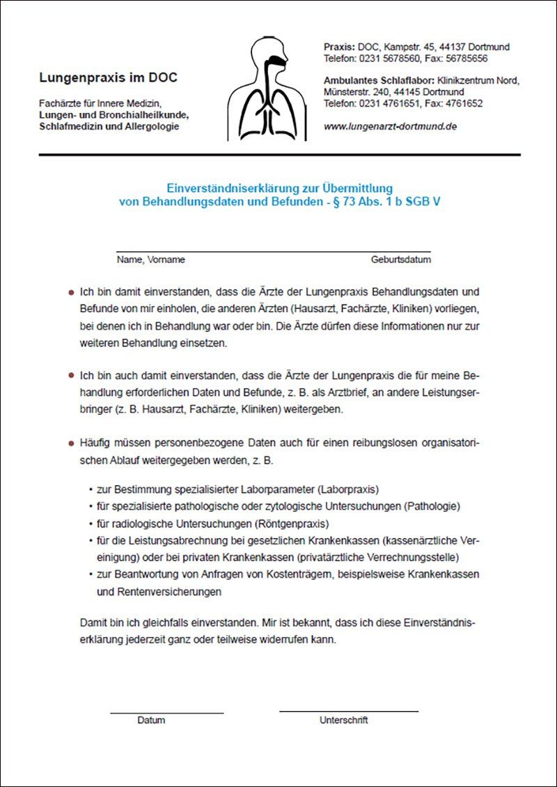 Einverständniserklärung Datenschutz Einverständniserklärung Datenschutz