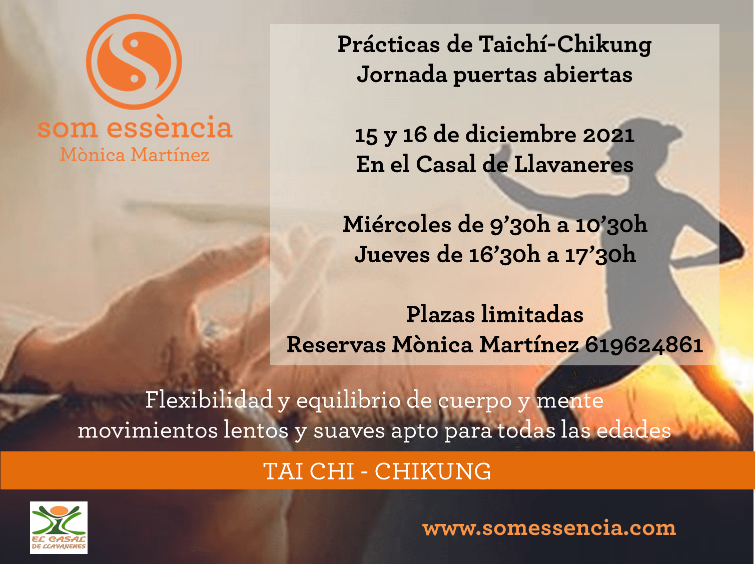 Actividades programadas 2022 - tiachí Mònica Martínez