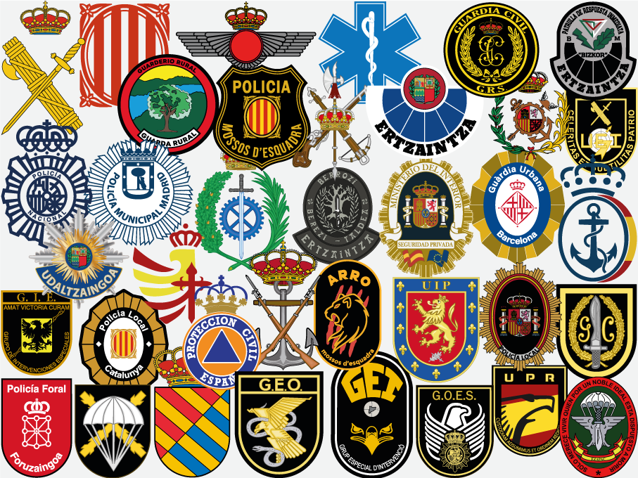 POLICÍAS Y EJÉRCITOS DISEÑOS POLICIALES