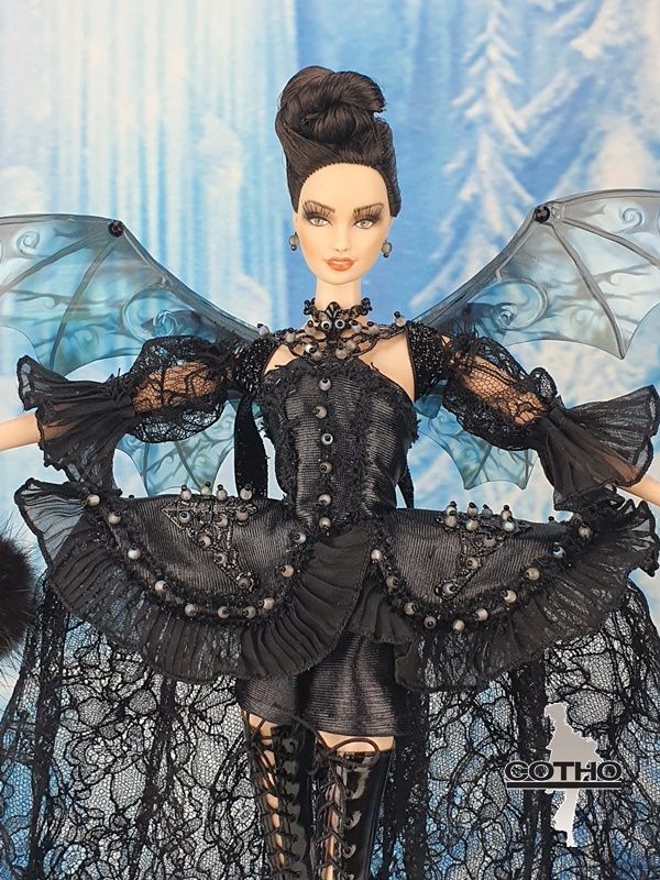 nocturnia gothique roccoco fairy barbie doll