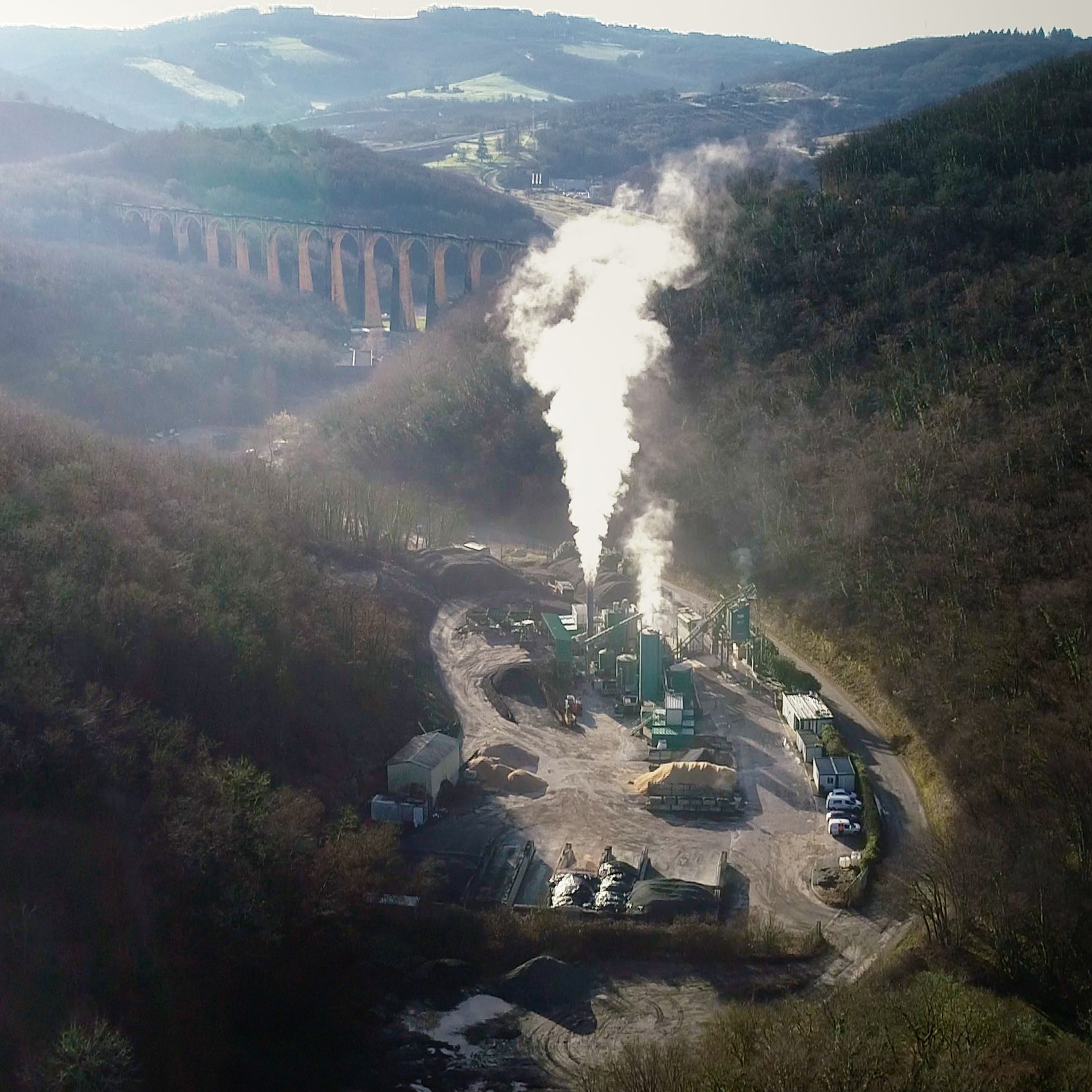 Travaux publics réalisés par Devaud TP, entreprise cliente de LA19.Agency