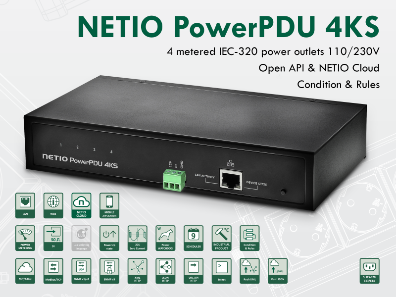 Netio PowerPDU 4Ks Netio PowerPDU 4Ks