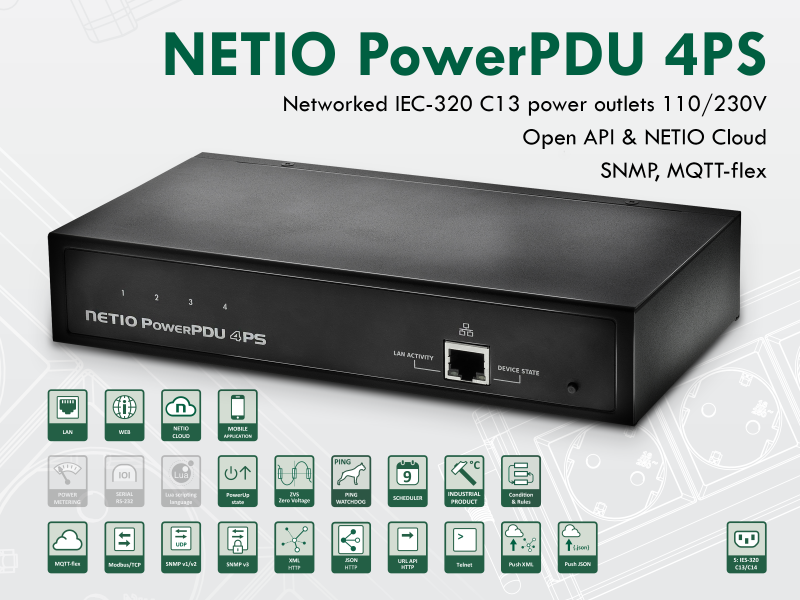 Netio PowerPdu 4PS Netio PowerPdu 4PS