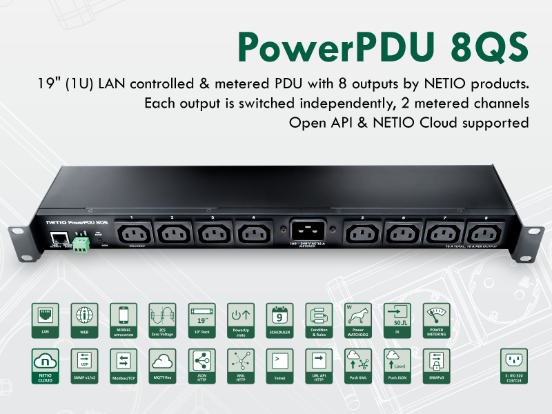 Netio PowerPDU 8QS Netio PowerPDU 8QS