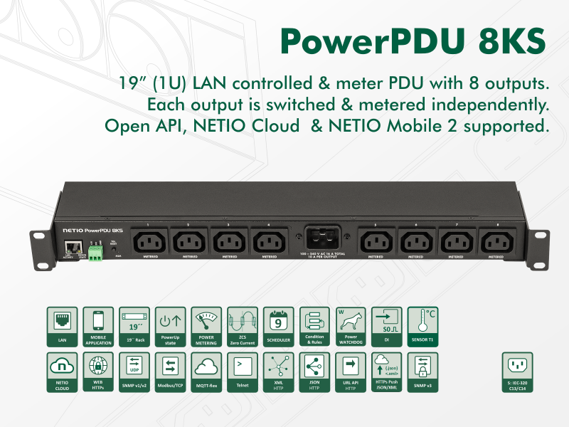 Netio PowerPDU 8KS Netio PowerPDU 8KS