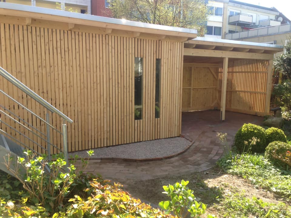 Gartenschuppen Schuppen Fahrradschuppen Geräteschuppen Thomas Berger Zimmerei Oldenburg