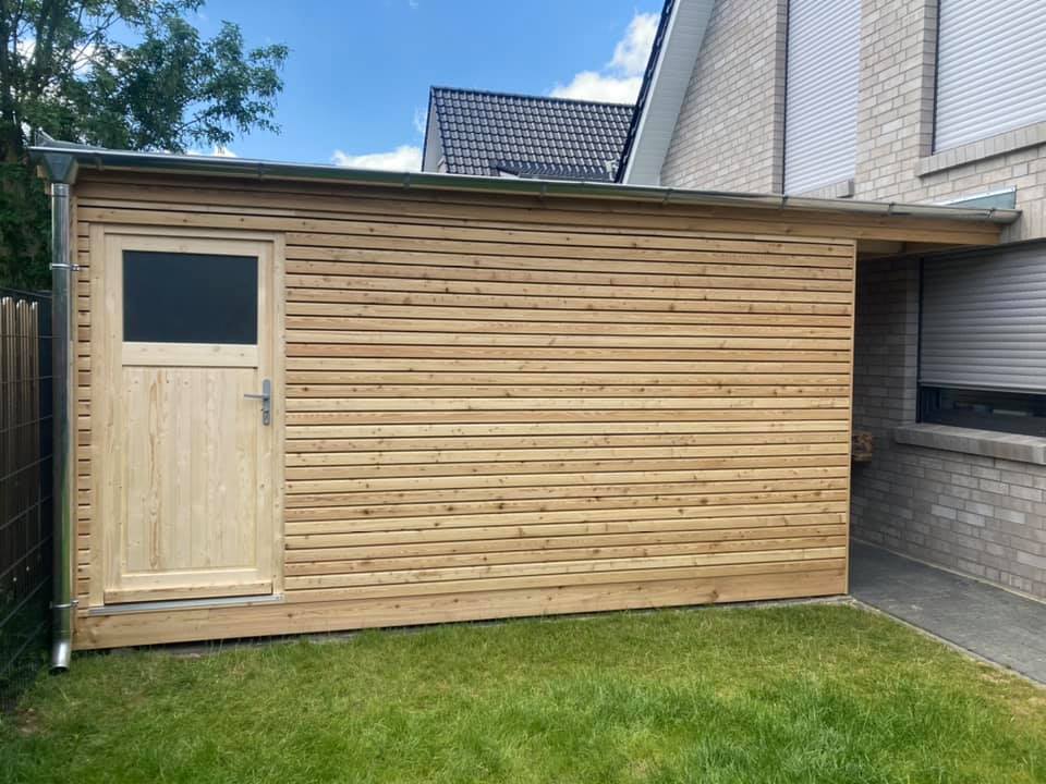 Carport mit Lärchenfassade Carport-Oldenburg-Zimmerei-Berger-Thomas