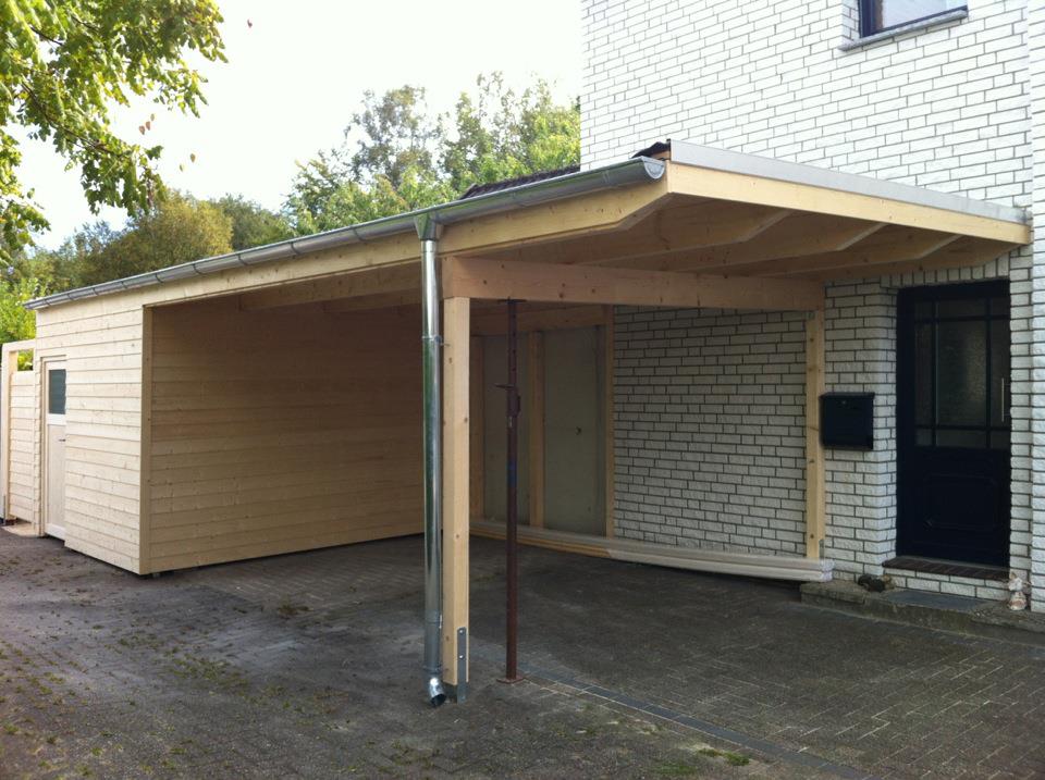 Carport-Schuppen mit Stülpschalung Carport, Schuppen, Tischlerei, Zimmerei, Oldenburg, Berger, Thomas