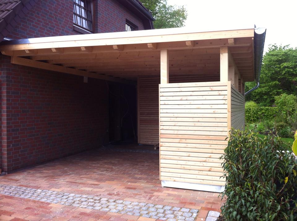 Carport mit Schuppen, Thomas Berger, Zimmerei, Tischlerei, Oldenburg