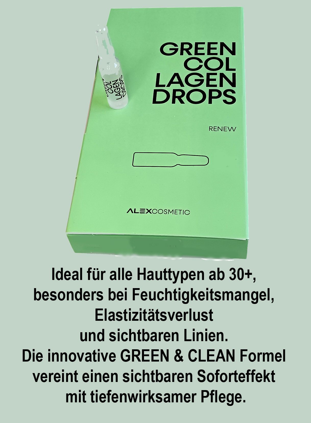 Green Collagen Matrix Rebuilder Behandlung und Kur für zuhause
