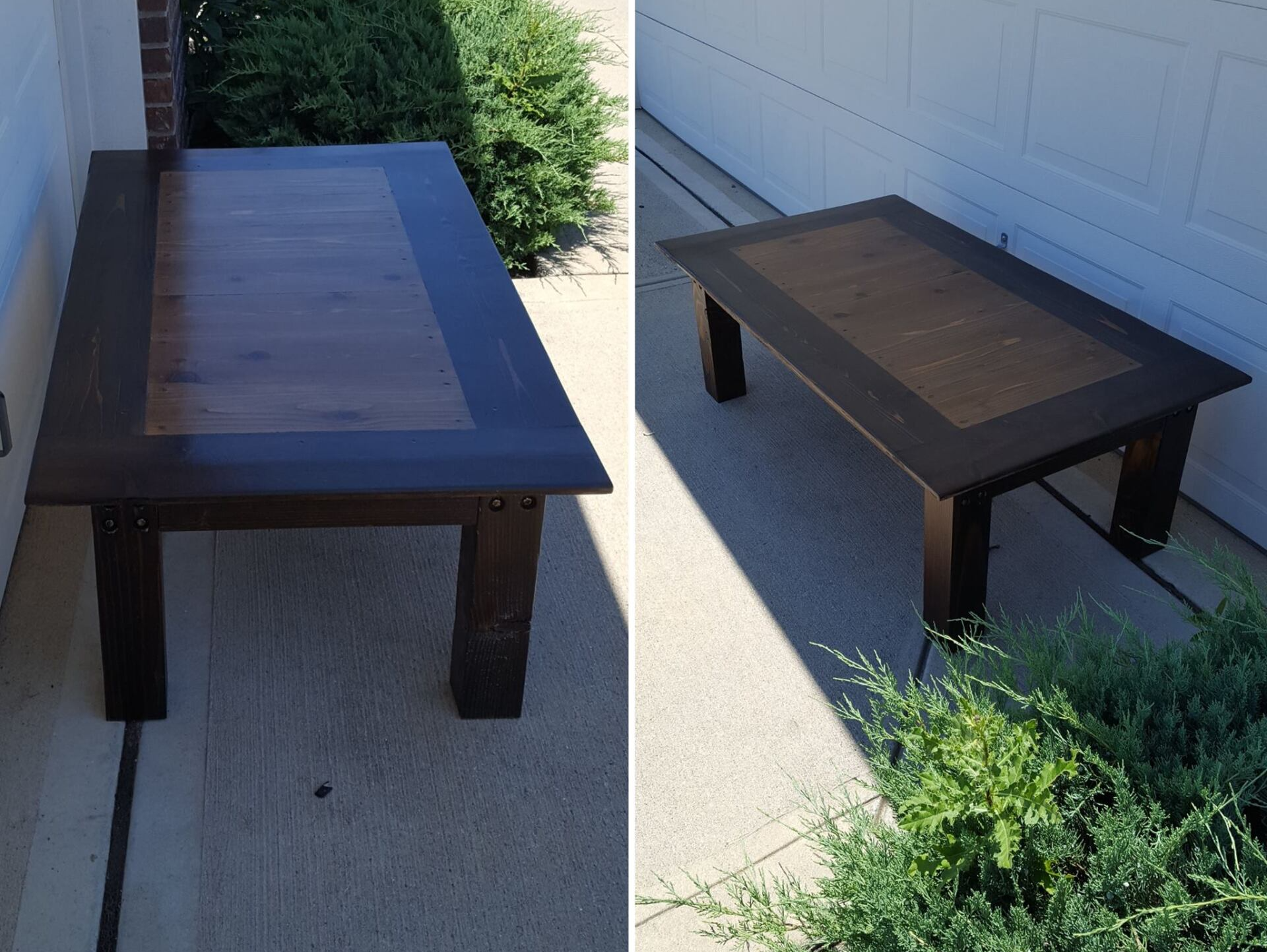 My first paid project, a coffee table