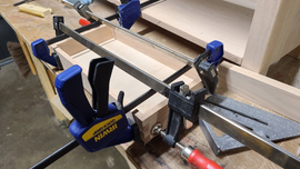 Drawer in clamps