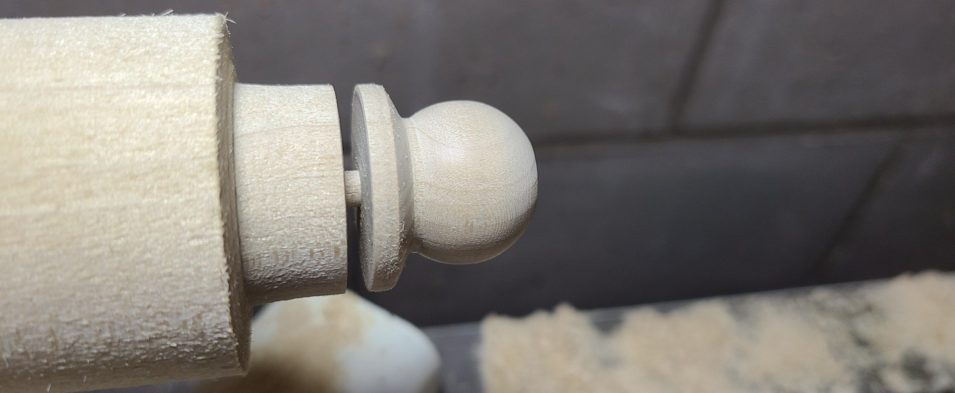 Turned Shaker Foot Turned Shaker Foot