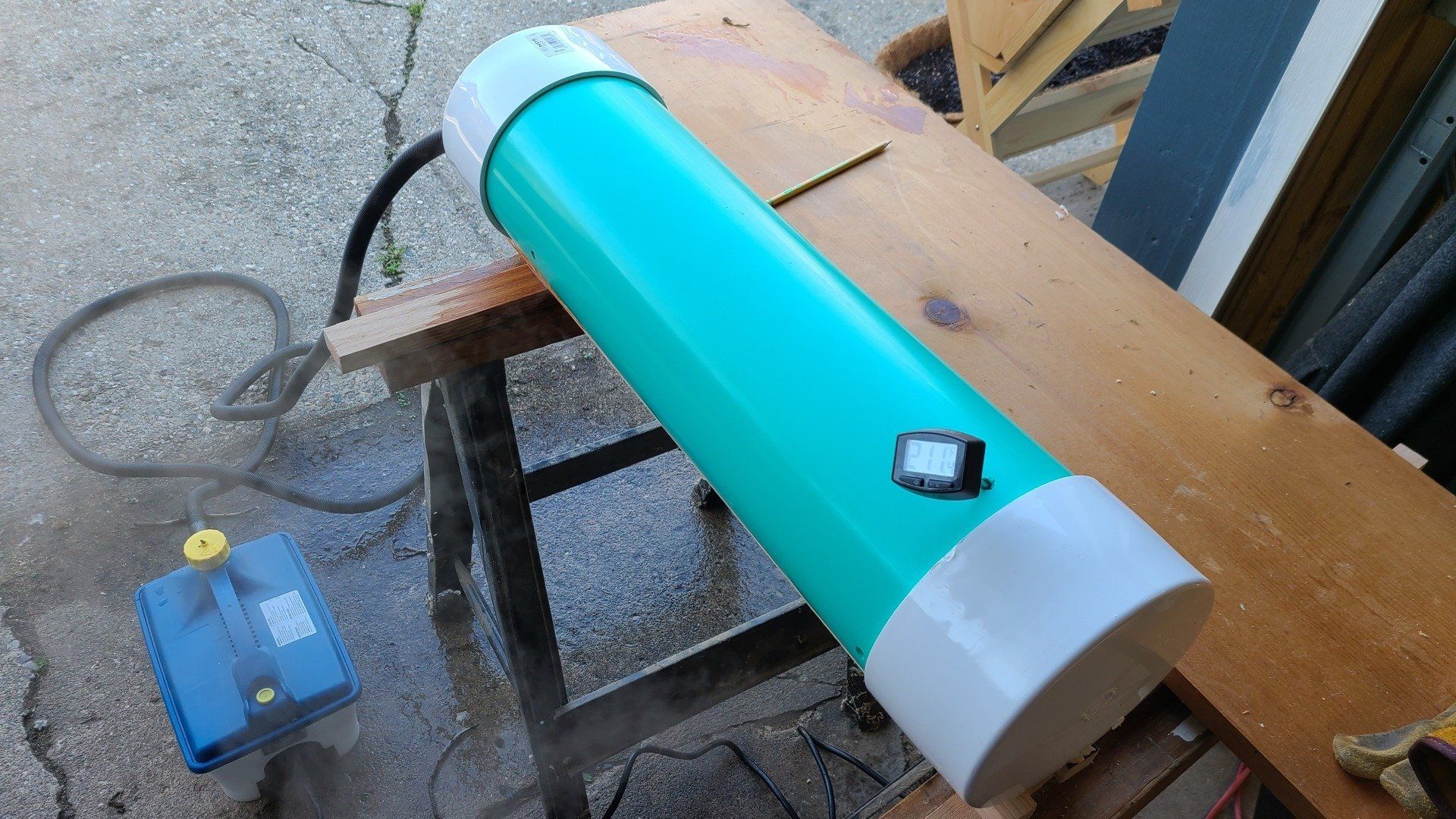 PVC Steam Chamber for Wood Bending PVC Steam Chamber for Wood Bending