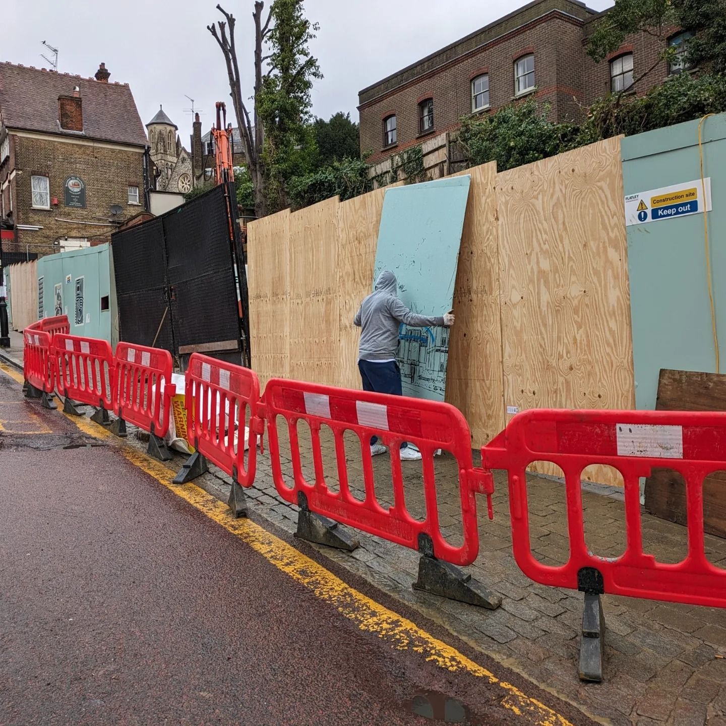Building Site Hoarding London