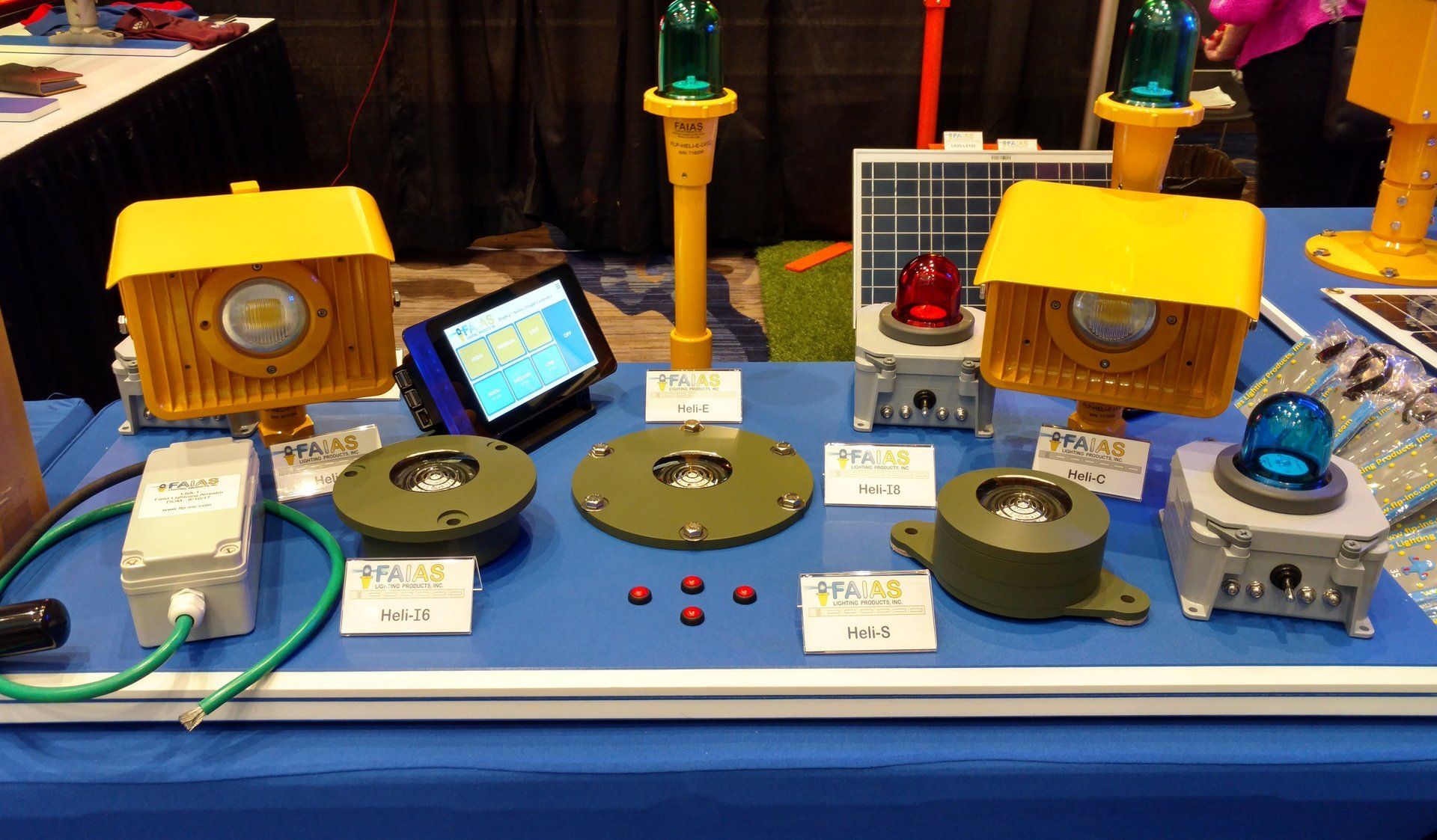 helipad, helipad lights, flood light, deploy unit, lightning arrester, inset light, surface mount heli, heliport lights