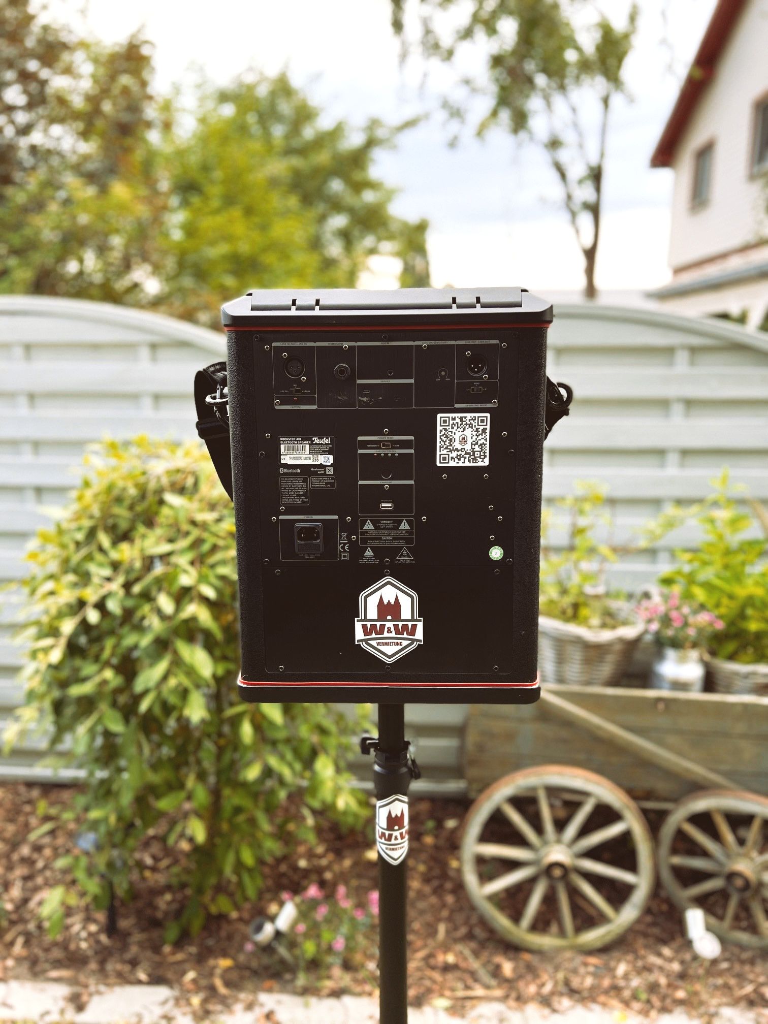 Bluetooth Musik Anlage Mieten Leihen Verleih Lübeck W&W Vermietung