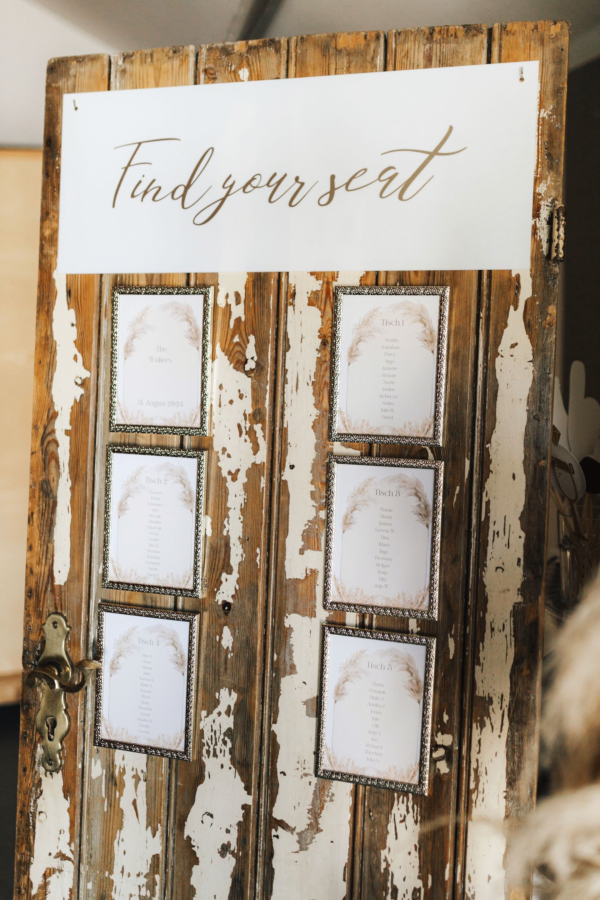 Namen Sitzplatz Mieten Leihen Verleih Lübeck W&W Vermietung