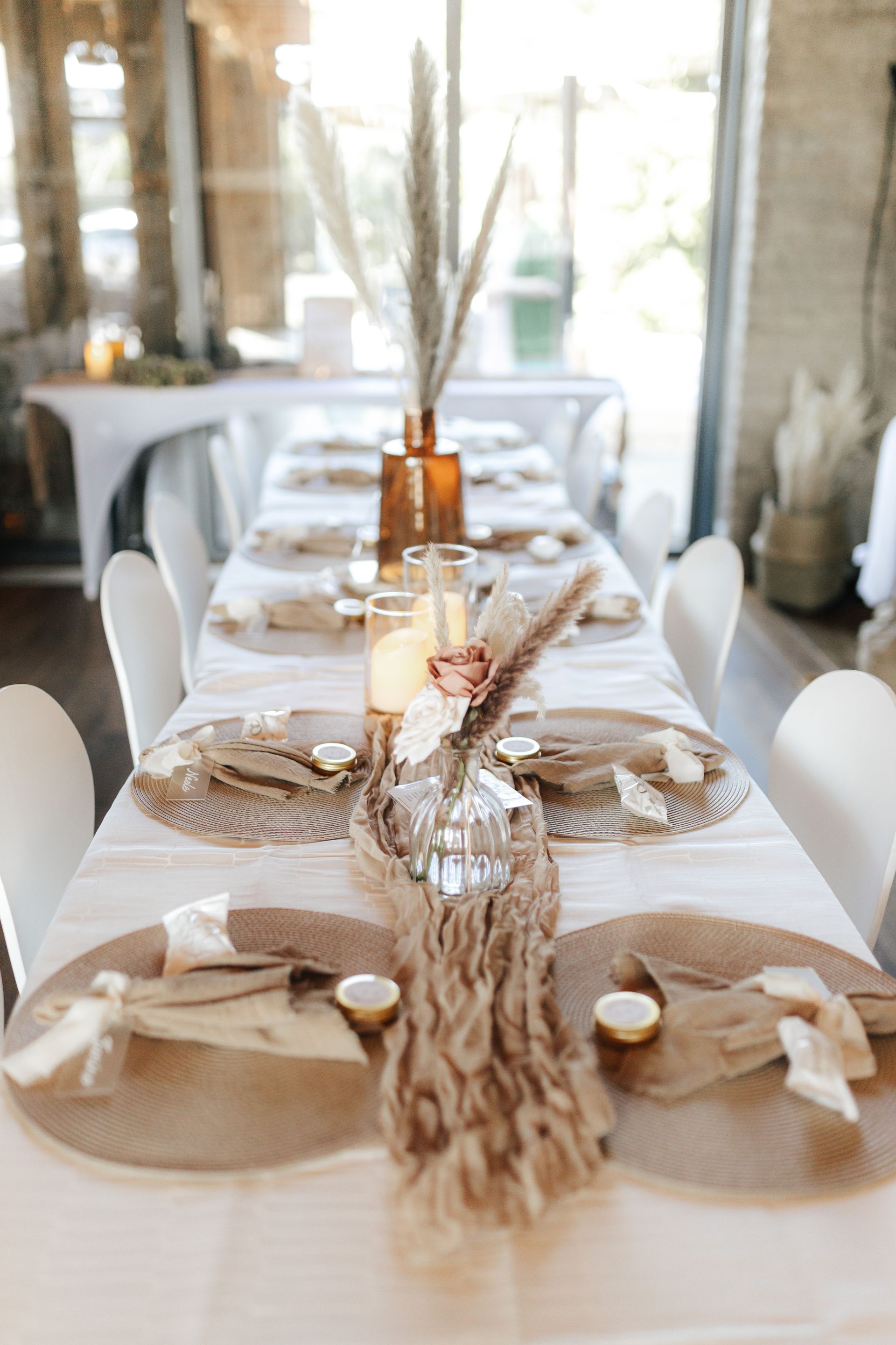 Vase Kerzen Trockenblumen mieten leihen Lübeck W&W Vermietung