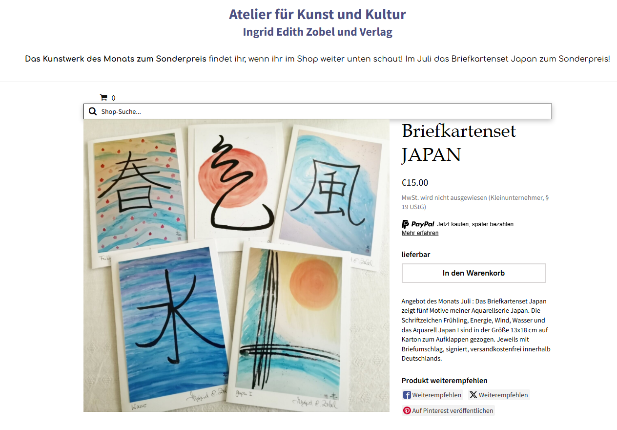 Angebot im Juli Angebot im Juli