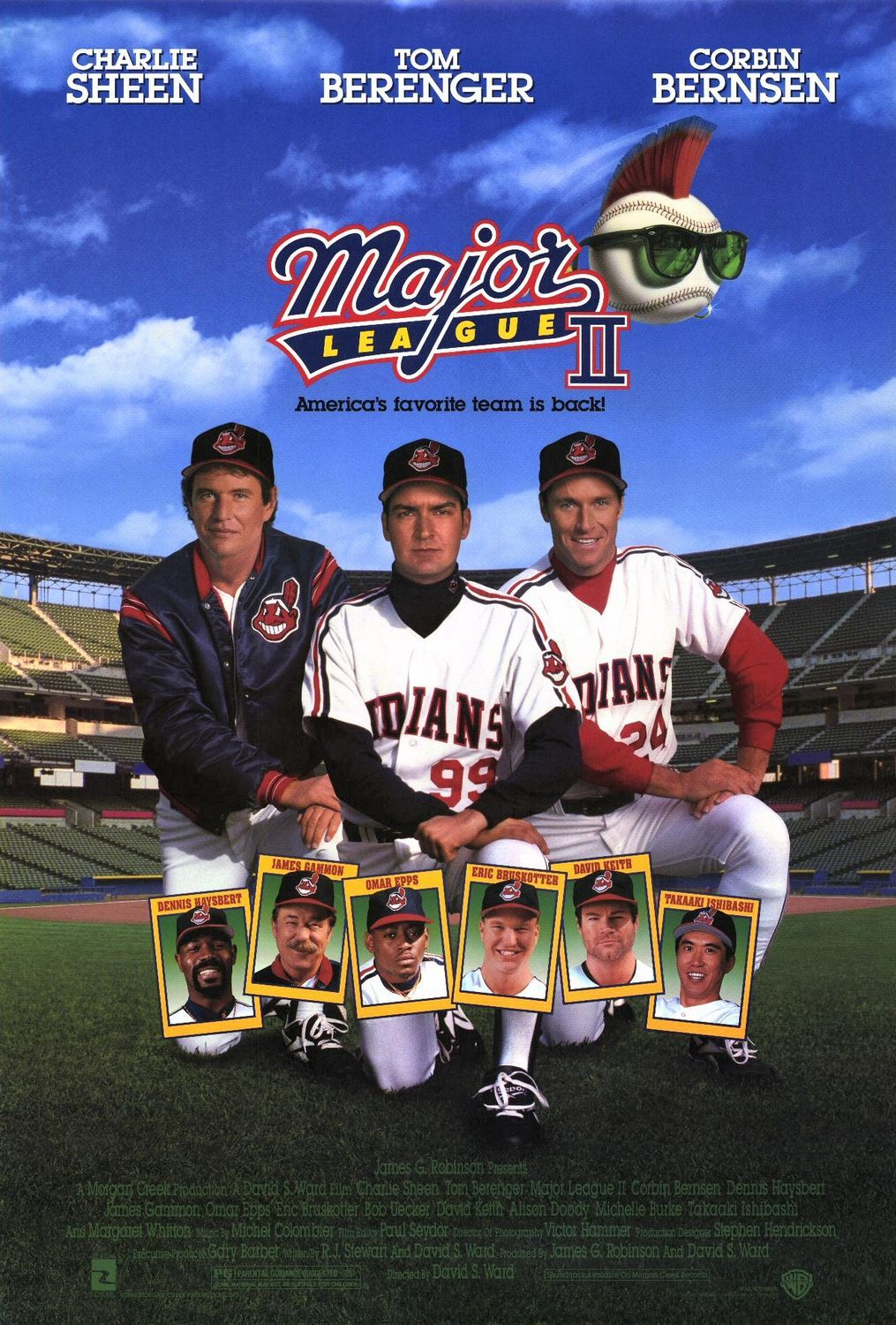 Major League 2 movie poster