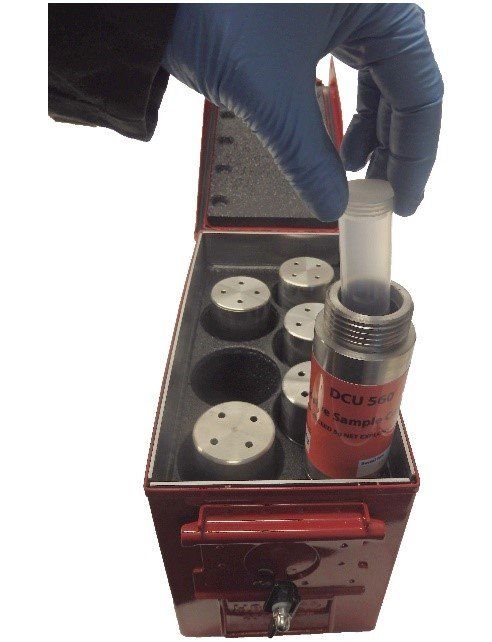 detonator carrier unit, flask,