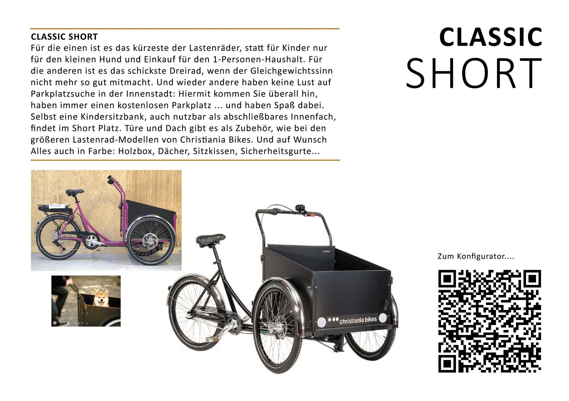 ChristianiaBikes.de / Veloprojekt / Katalog 2025 / Modell CLASSIC SHORT