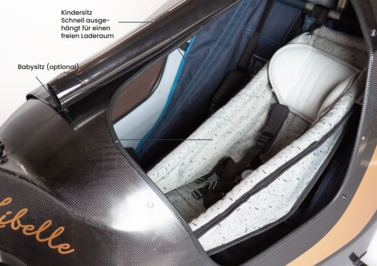 LIBELLE - Kindersitz und Baby-Hängematte LIBELLE - Kindersitz und Baby-Hängematte. Bei lastenrad-profis.de