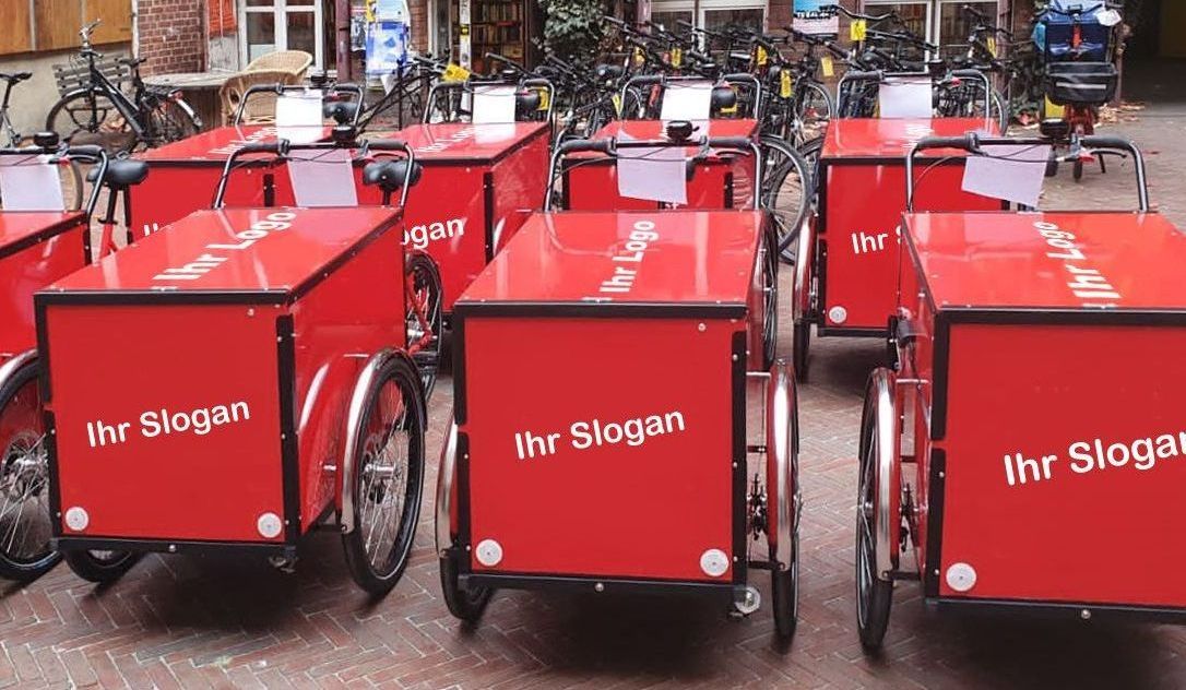 Große Anzahlen an Christiania Bikes Lastenrädern für Organisationen, Parteien, Firmen, Dienstleister, Industrie