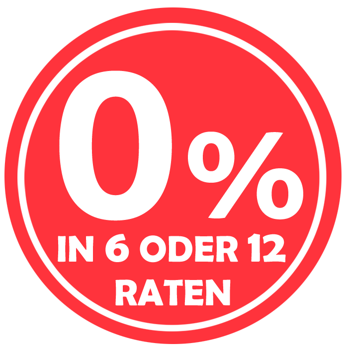 ...auch in Raten: für 0% Zins bei 6 oder 12 Monatsraten - Mit unserem Partner Tergobank
